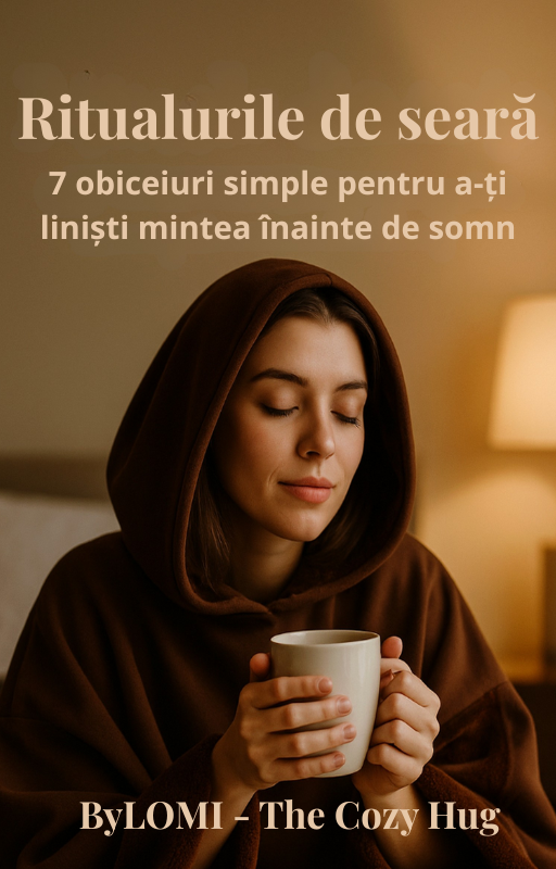 E-book - Ritualurile de seară, 7 obiceiuri simple pentru a-ți liniști mintea înainte de somn